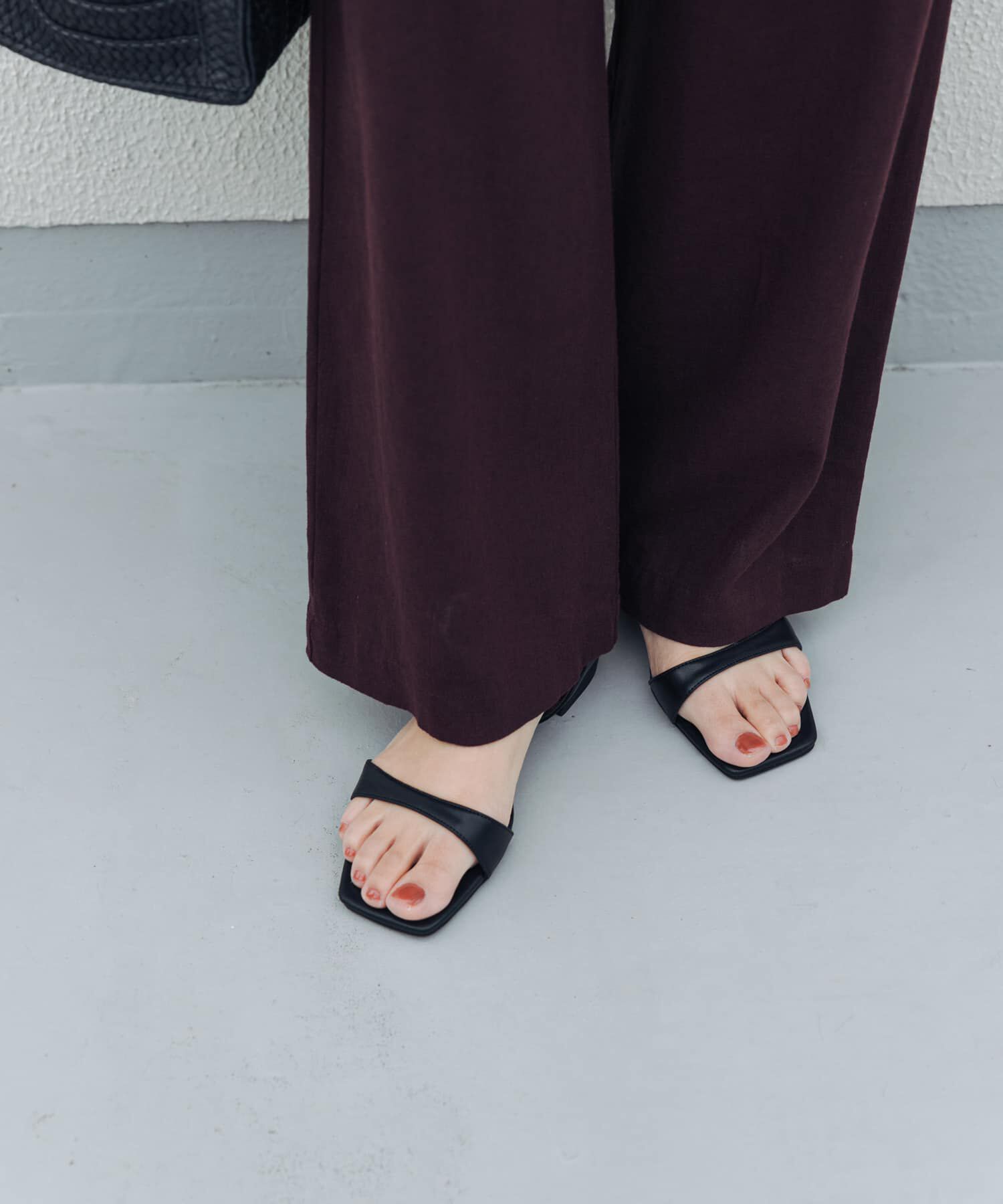 URBAN RESEARCH DOORS「アンクルストラップフラットサンダル」|サンダル|