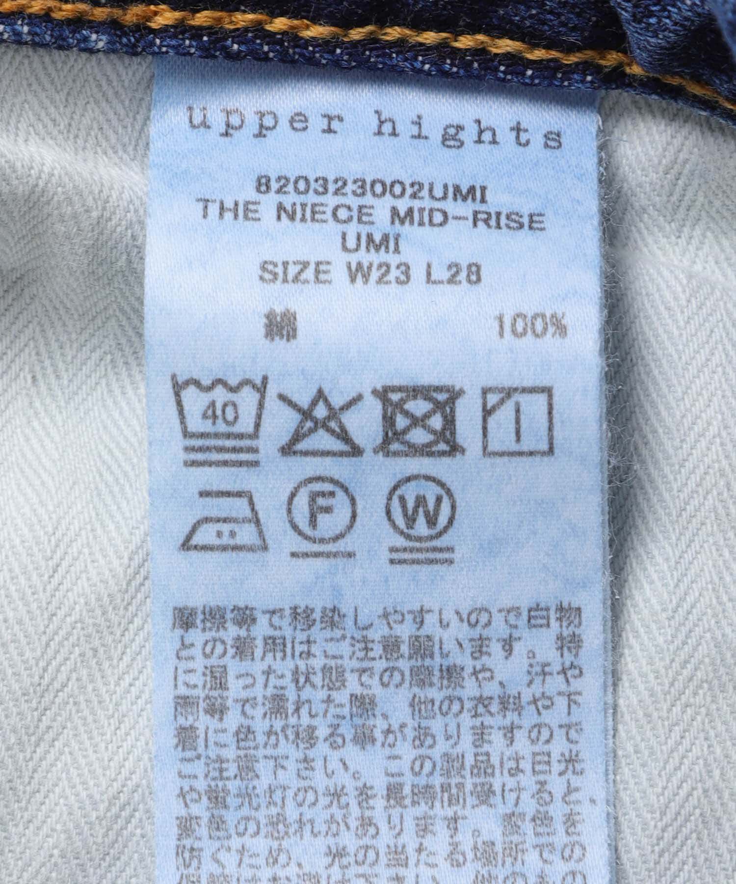 URBAN RESEARCH ROSSO「upper hights　THE NIECE MID-RISE」|デニム|