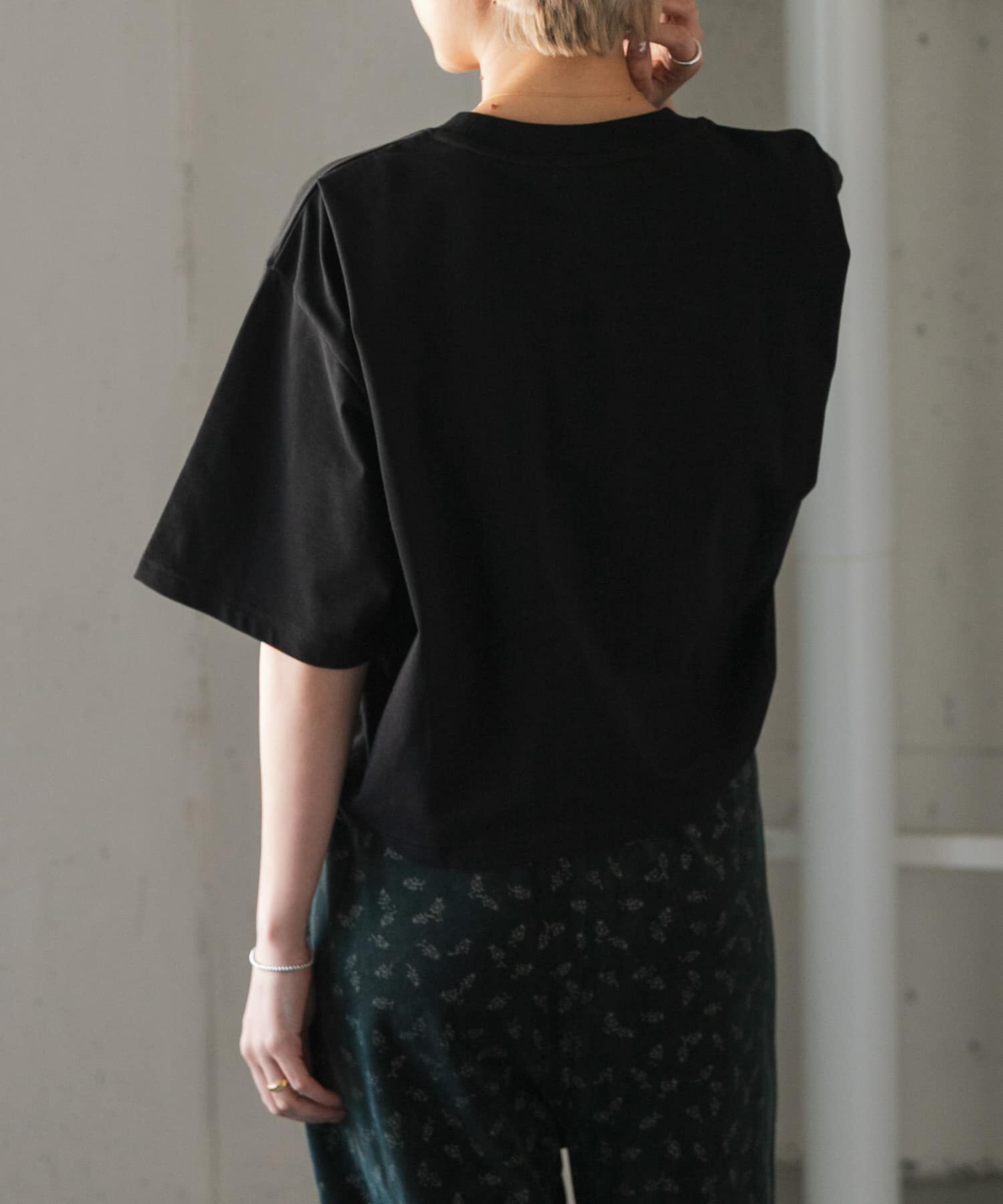 URBAN RESEARCH DOORS「FORK&SPOON　ショルダータックTシャツ」|Tシャツ・カットソー|