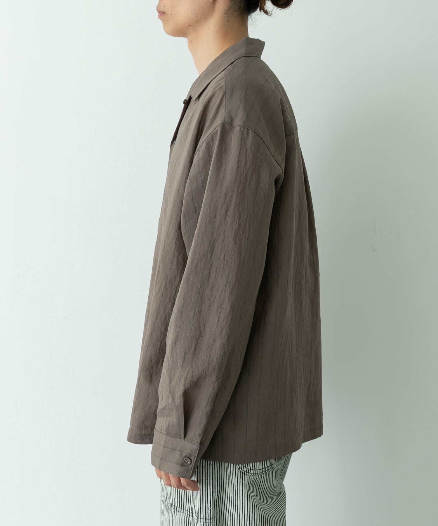 Sonny Label 「レーヨン混ストライプオープンカラーシャツ」|シャツ・ブラウス|