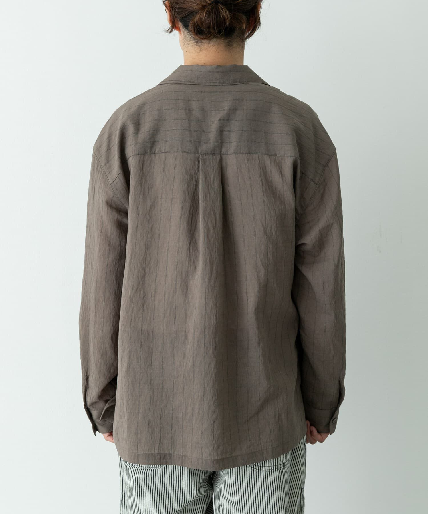 Sonny Label 「レーヨン混ストライプオープンカラーシャツ」|シャツ・ブラウス|