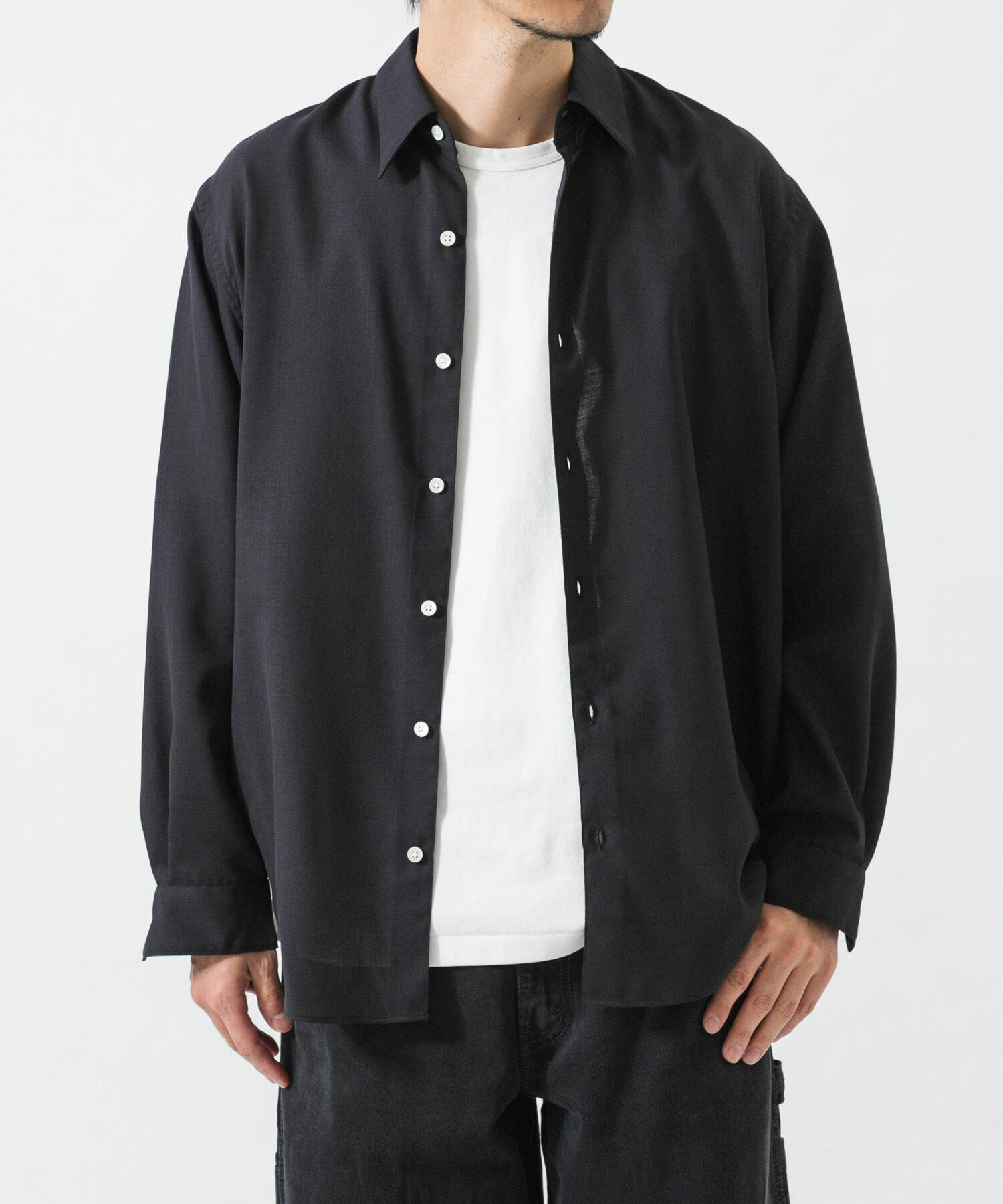 URBAN RESEARCH「WASHABLE WOOL REG SHIRTS」|シャツ・ブラウス|