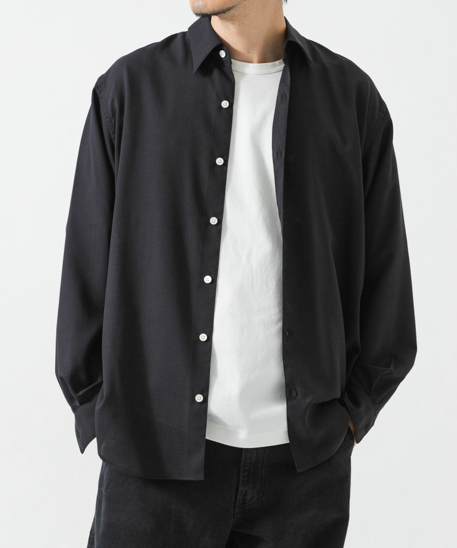 URBAN RESEARCH「WASHABLE WOOL REG SHIRTS」|シャツ・ブラウス|