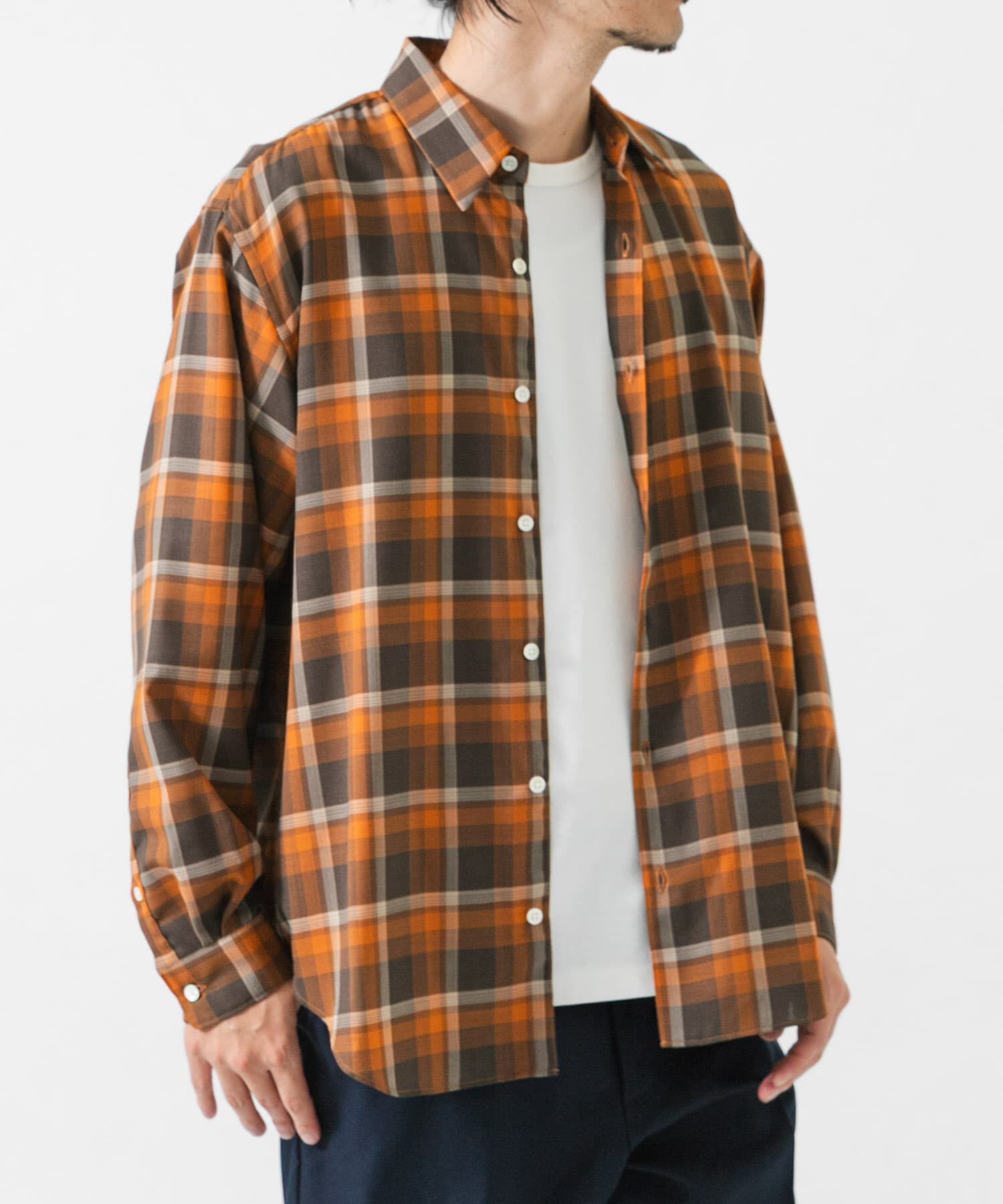 URBAN RESEARCH「WASHABLE WOOL REG SHIRTS」|シャツ・ブラウス|