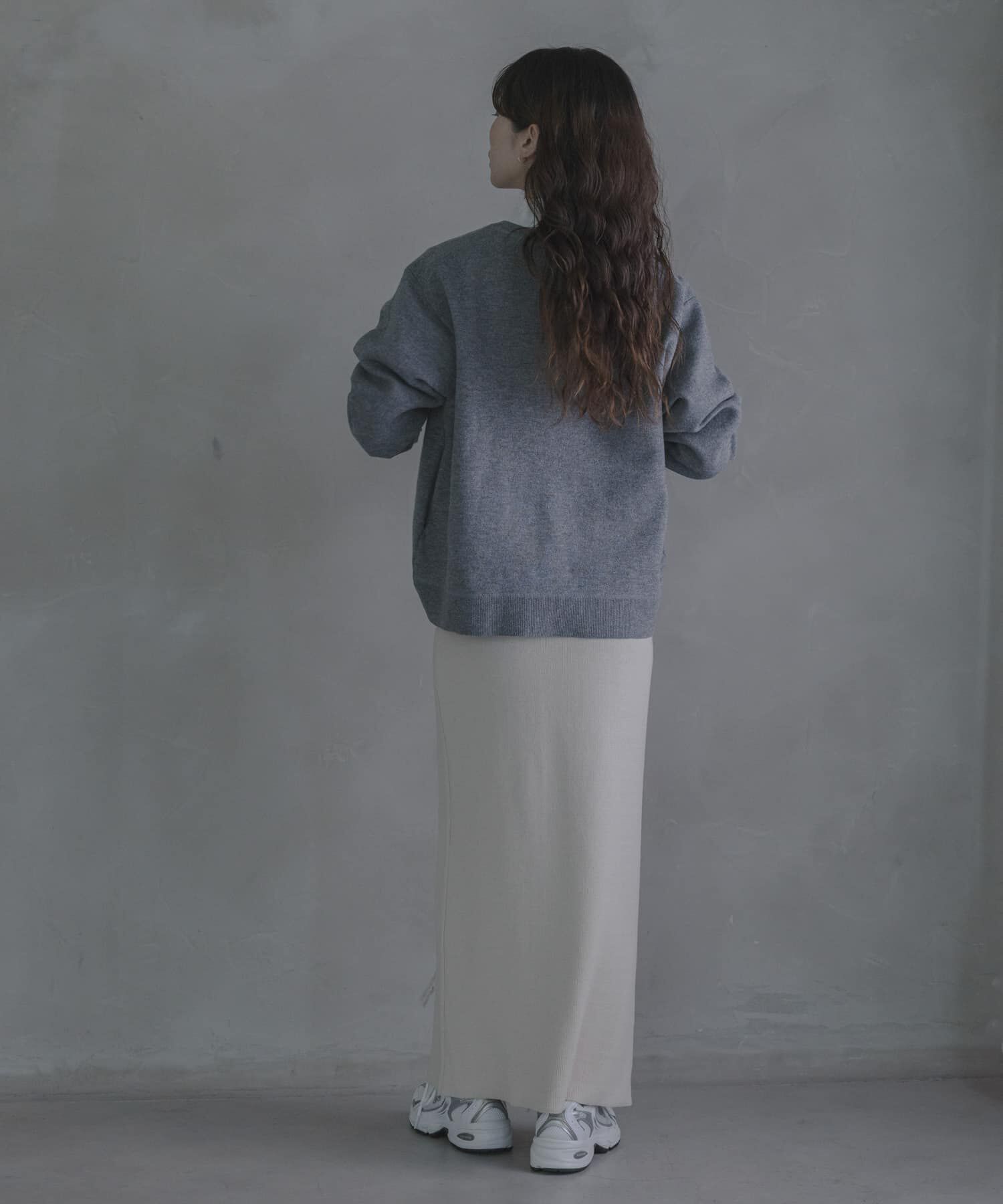 Sonny Label 「ダブルフェイスバイカラーカーディガン」|カーディガン|