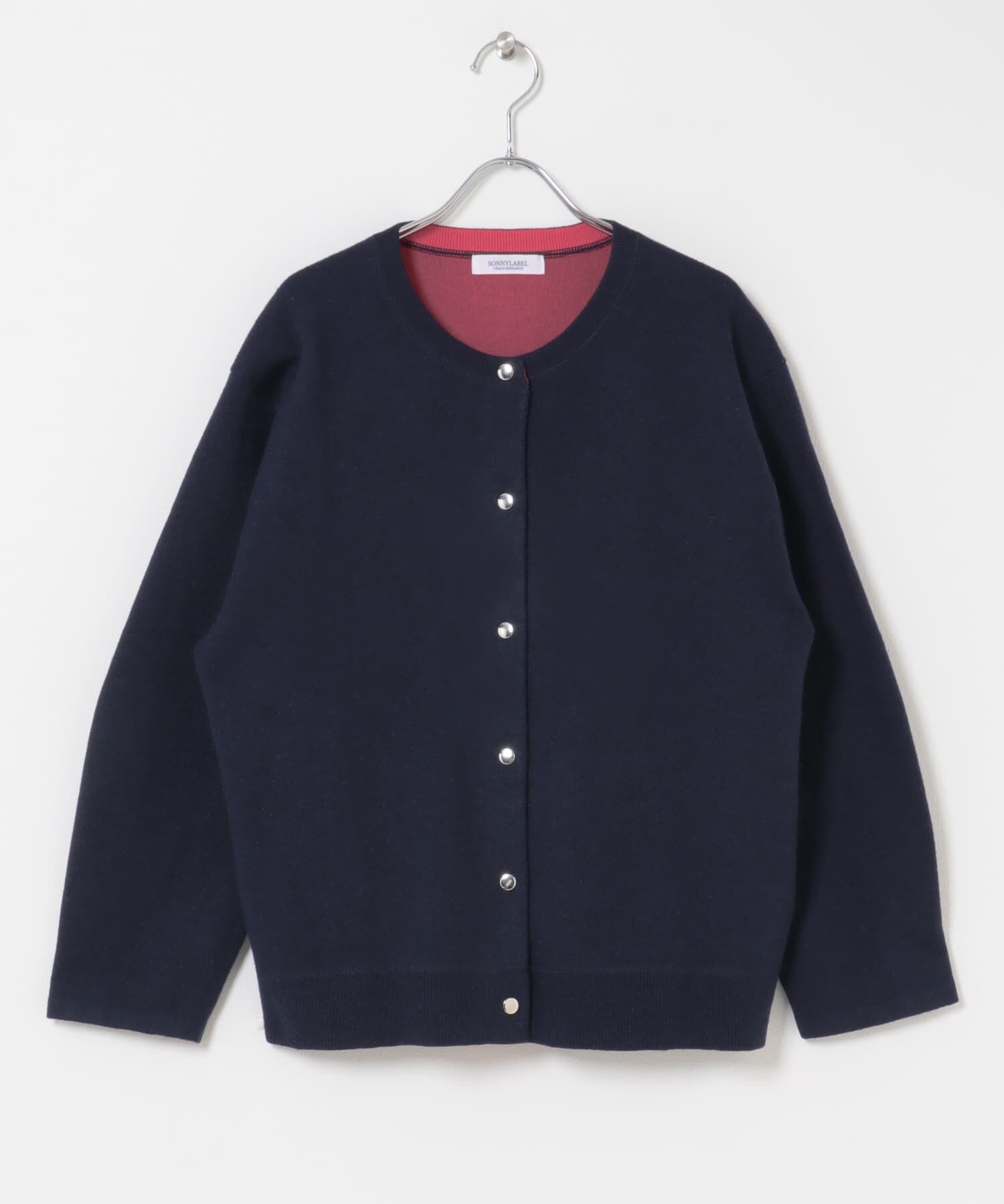 Sonny Label 「ダブルフェイスバイカラーカーディガン」|カーディガン|
