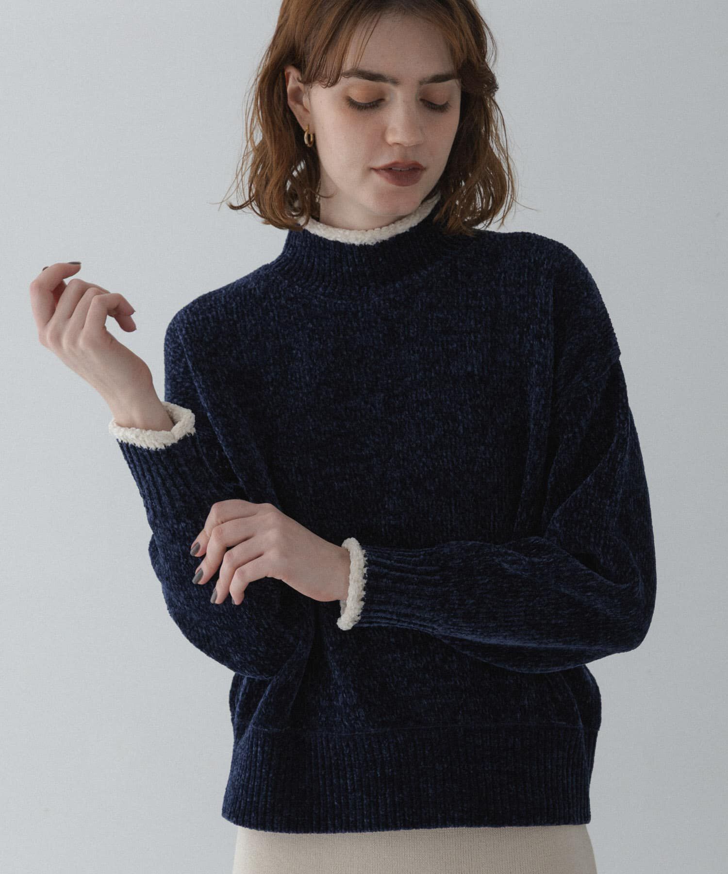 Sonny Label 「モールヤーンハイネックニットプルオーバー」|ニット・セーター|