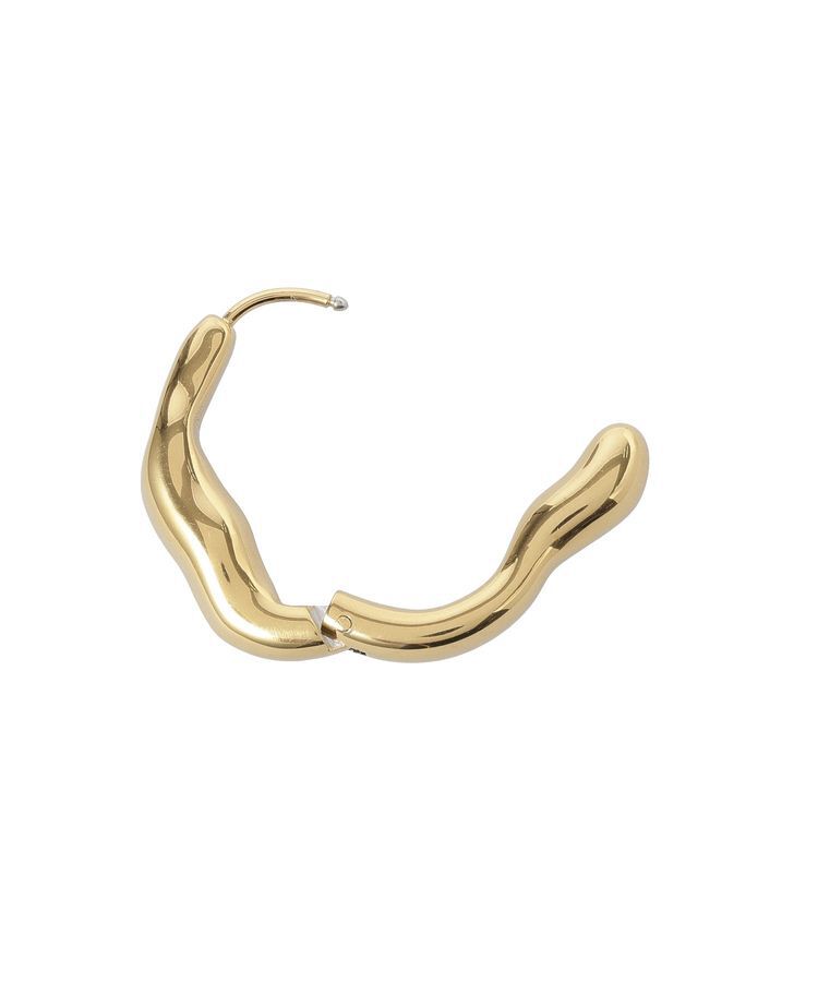 AMERICAN HOLIC「【ステンレス】ニュアンスフープピアス」|ピアス|