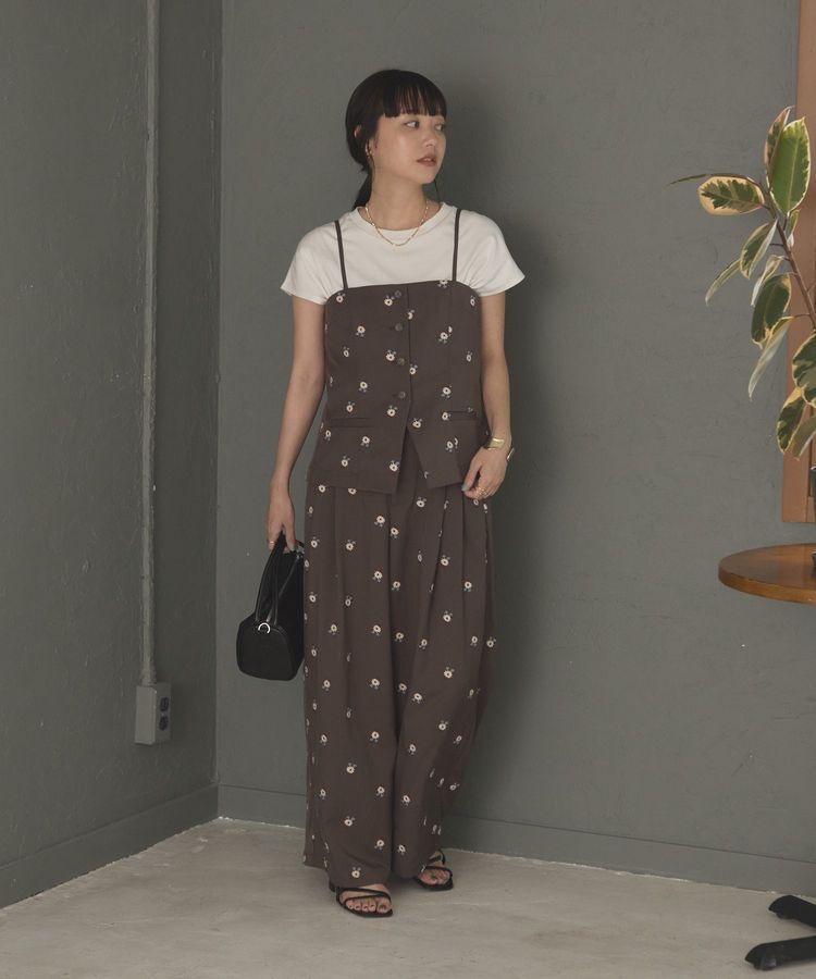 AMERICAN HOLIC「フラワー柄刺繍パンツ」|その他|