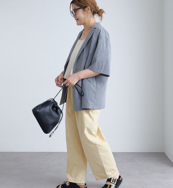  「【＠noricorico102】ハーフスリーブダブルデザインテーラードジャケット」|テーラードジャケット|