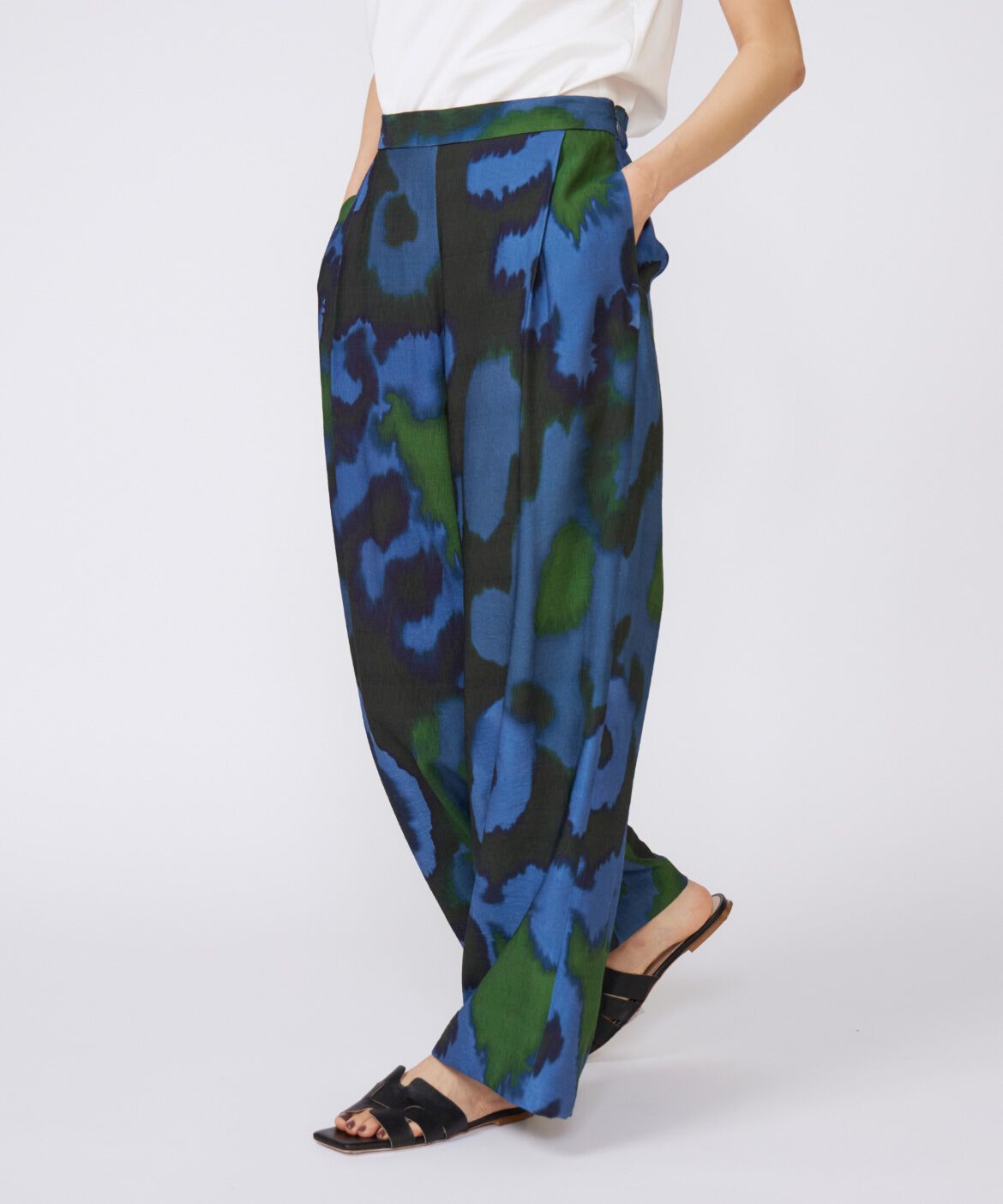 INED「《大きいサイズ》プリントパンツ《la veille by SUPERIOR CLOSET》」|その他|