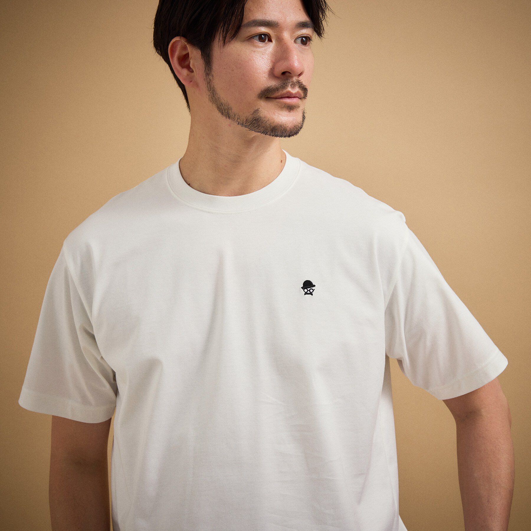 TAKEO KIKUCHI「【日本製】ワンポイント刺繍 半袖Tシャツ」|Tシャツ・カットソー|