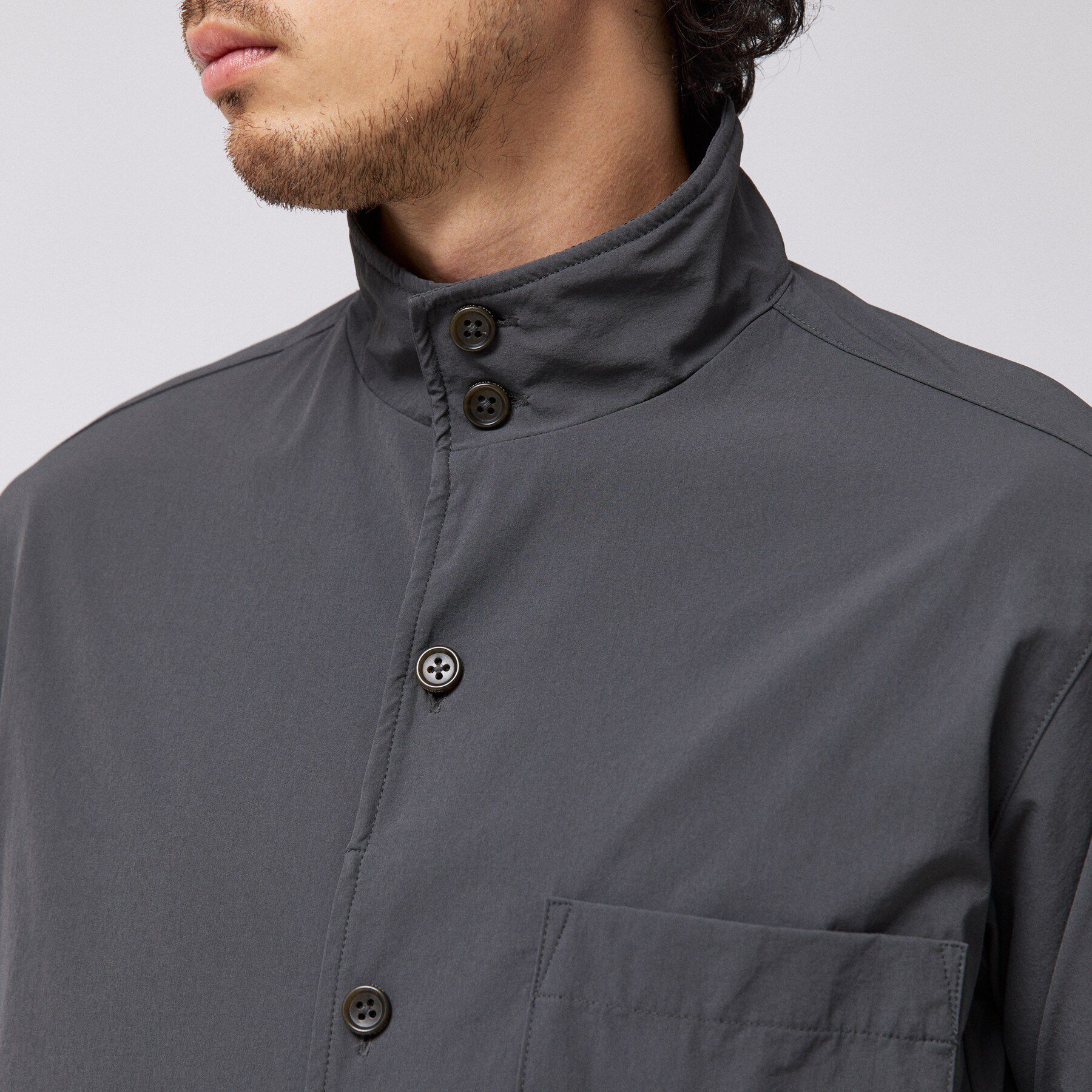 TAKEO KIKUCHI「3Dナイロンスタンドカラーブルゾン」|ブルゾン・スタジャン|