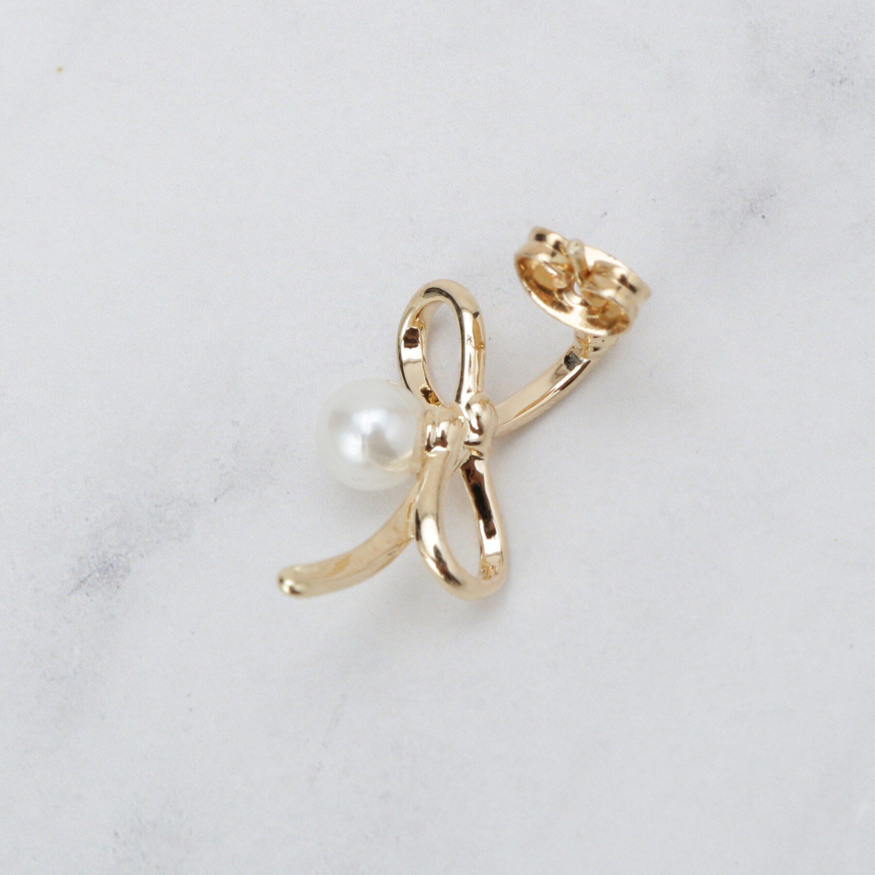 Couture broach「リボンモチーフピアス」|ピアス|