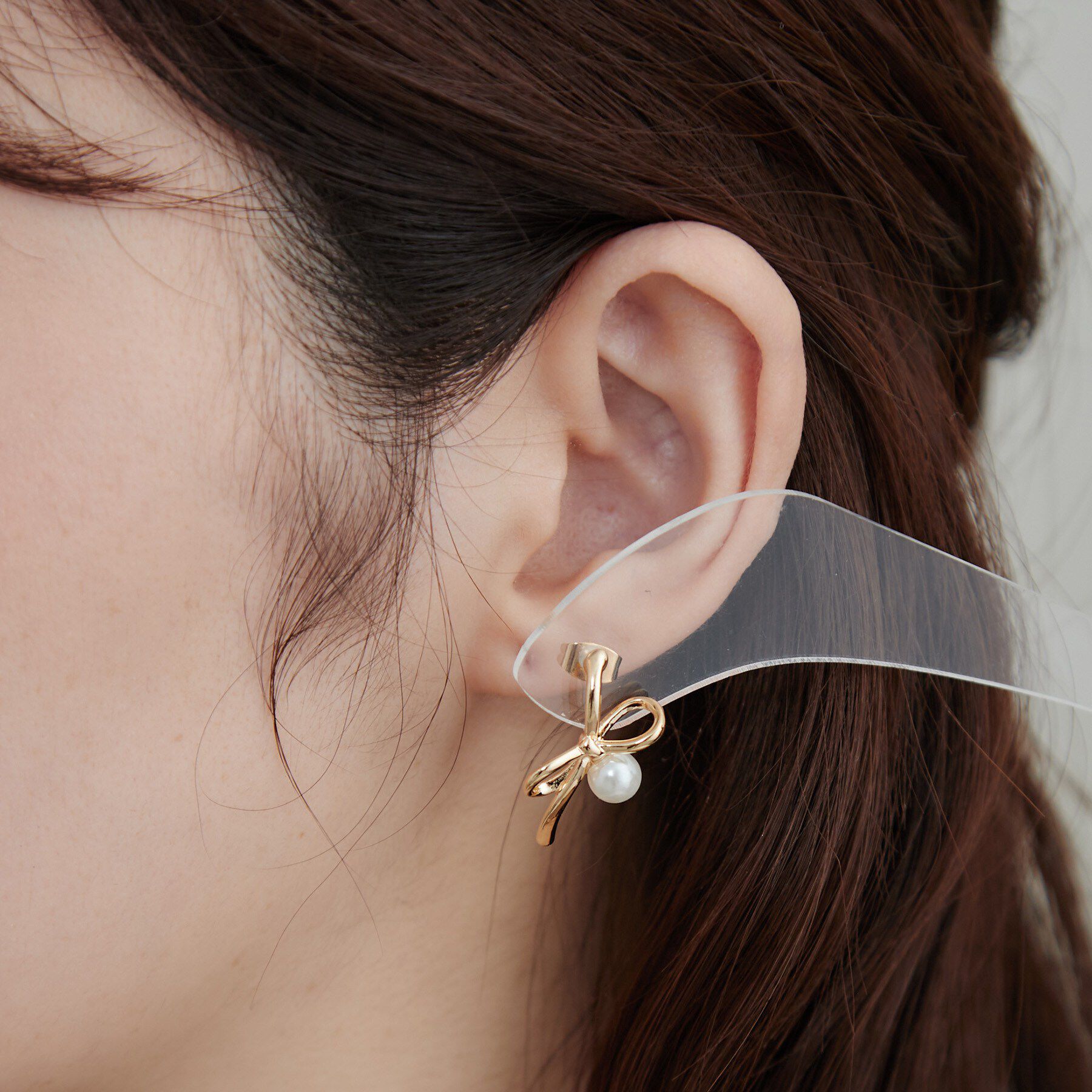 Couture broach「リボンモチーフピアス」|ピアス|