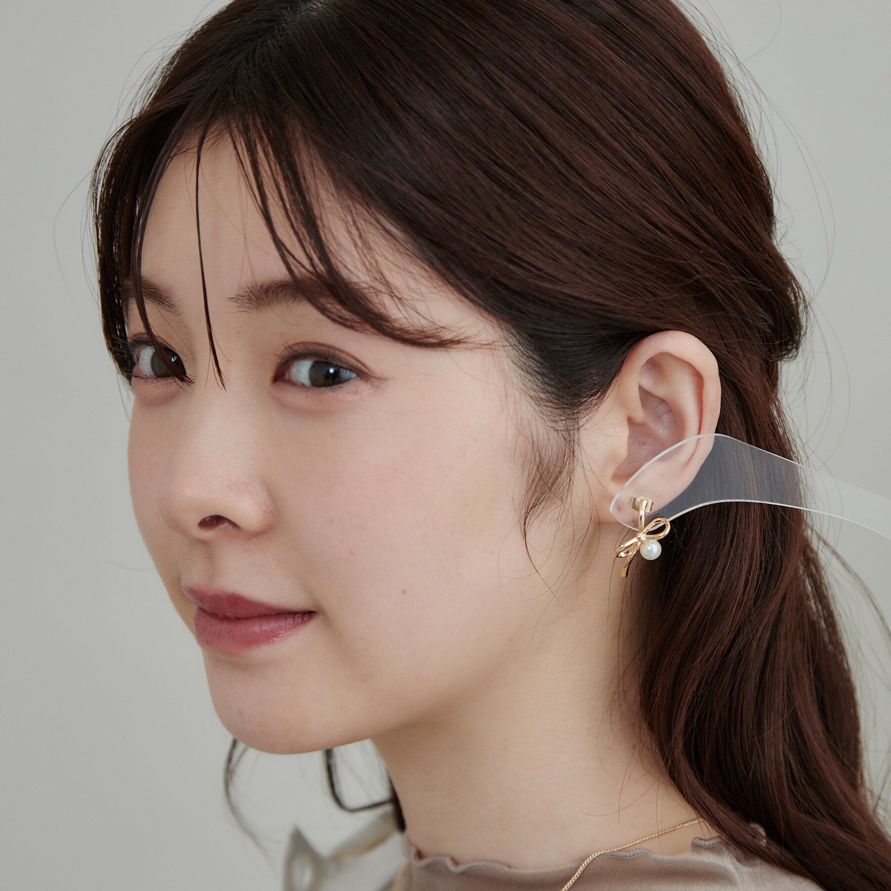 Couture broach「リボンモチーフピアス」|ピアス|