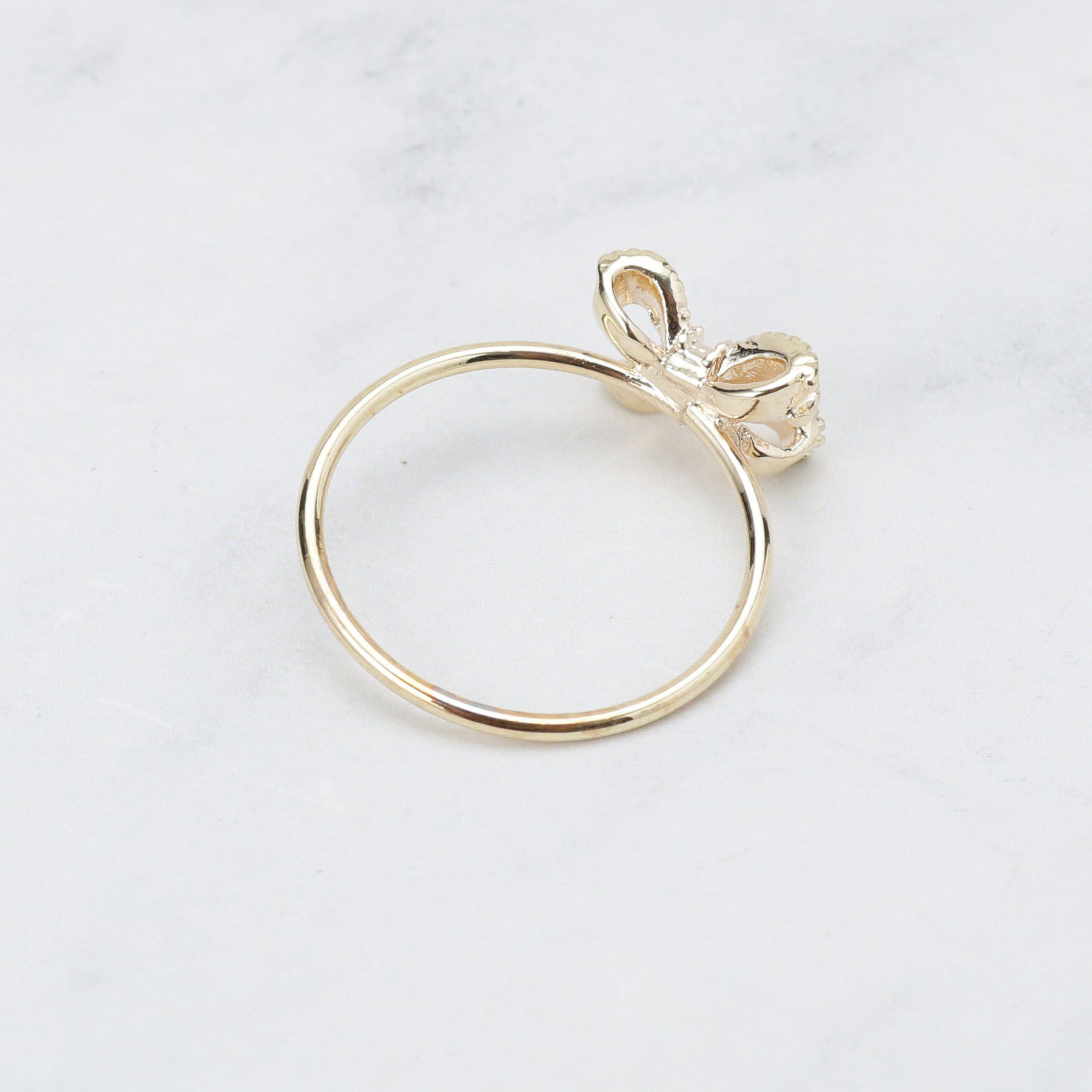 Couture broach「リボンモチーフリング」|リング|