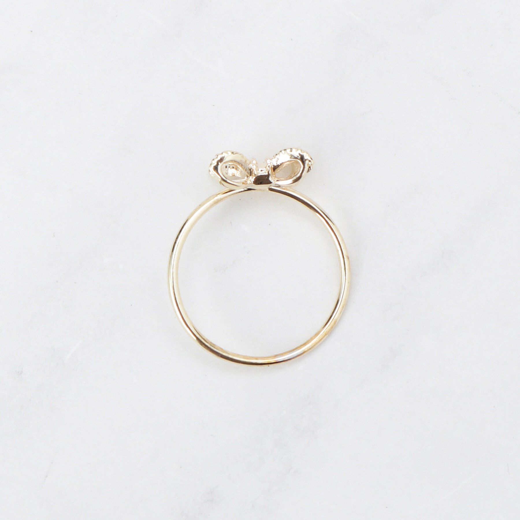 Couture broach「リボンモチーフリング」|リング|
