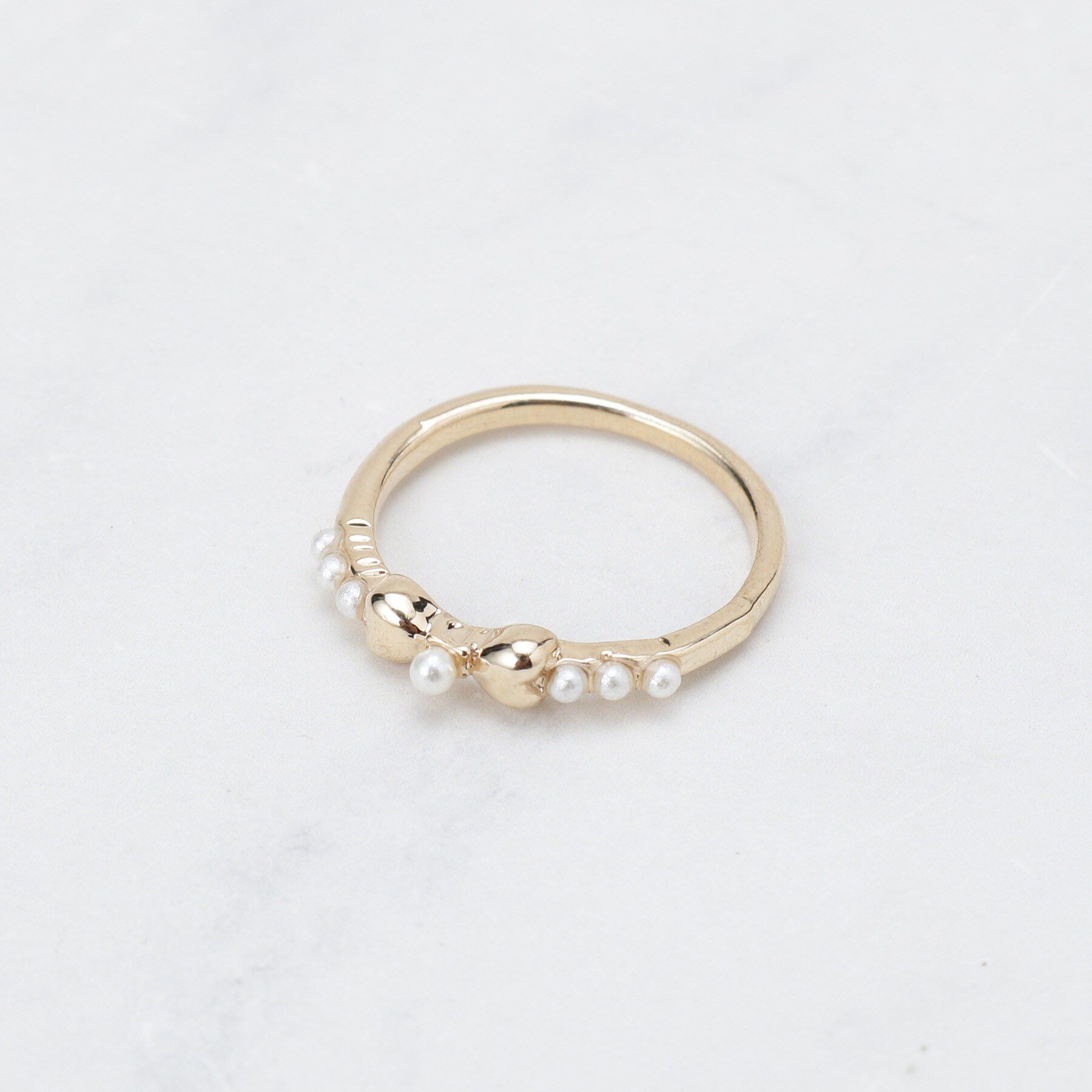 Couture broach「パール調リボンリング」|リング|