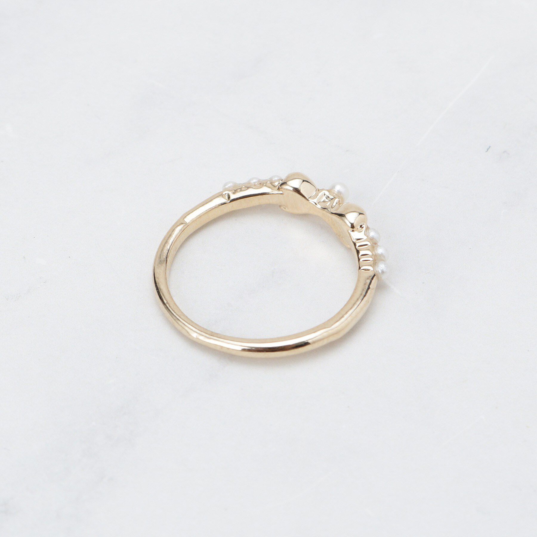 Couture broach「パール調リボンリング」|リング|