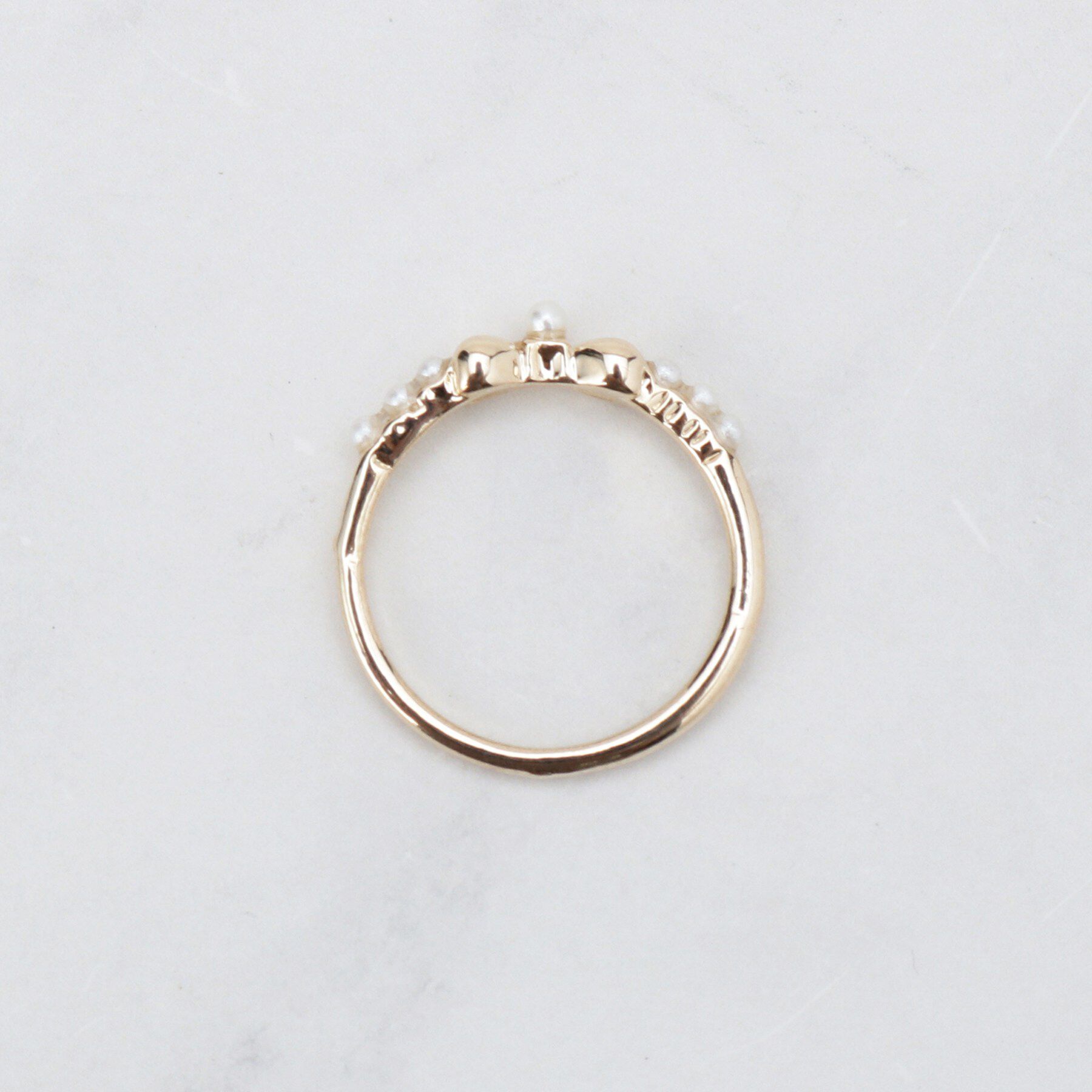 Couture broach「パール調リボンリング」|リング|