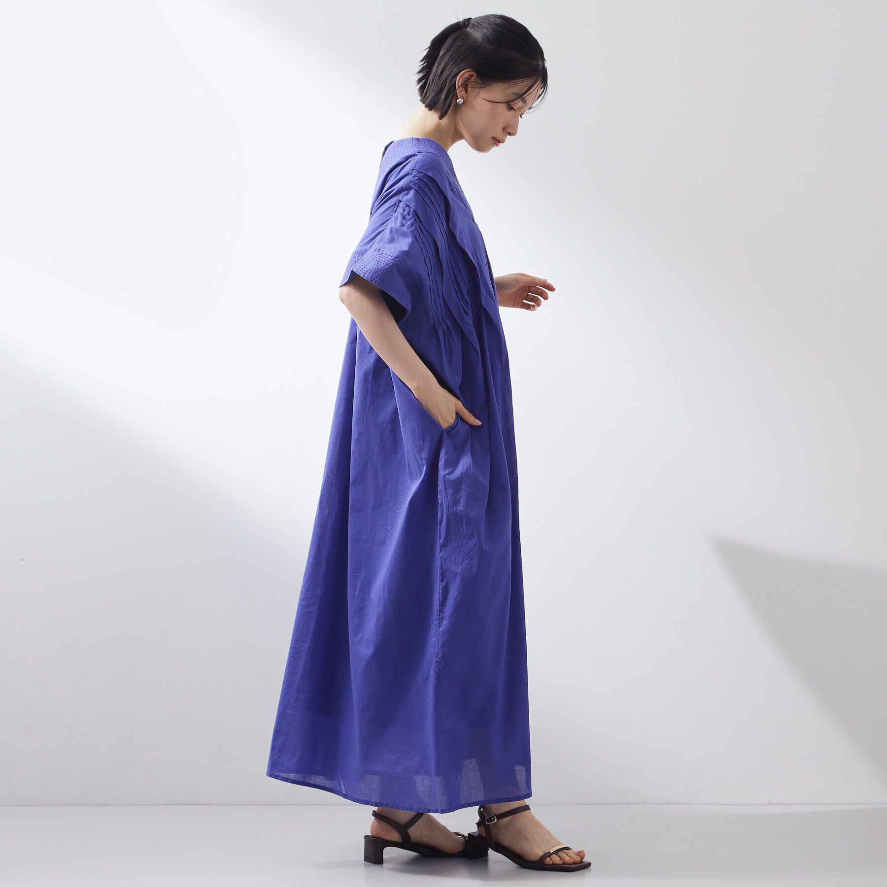 THE SHOP TK「ゆるラク カフタン風ロングワンピース」|ワンピース|