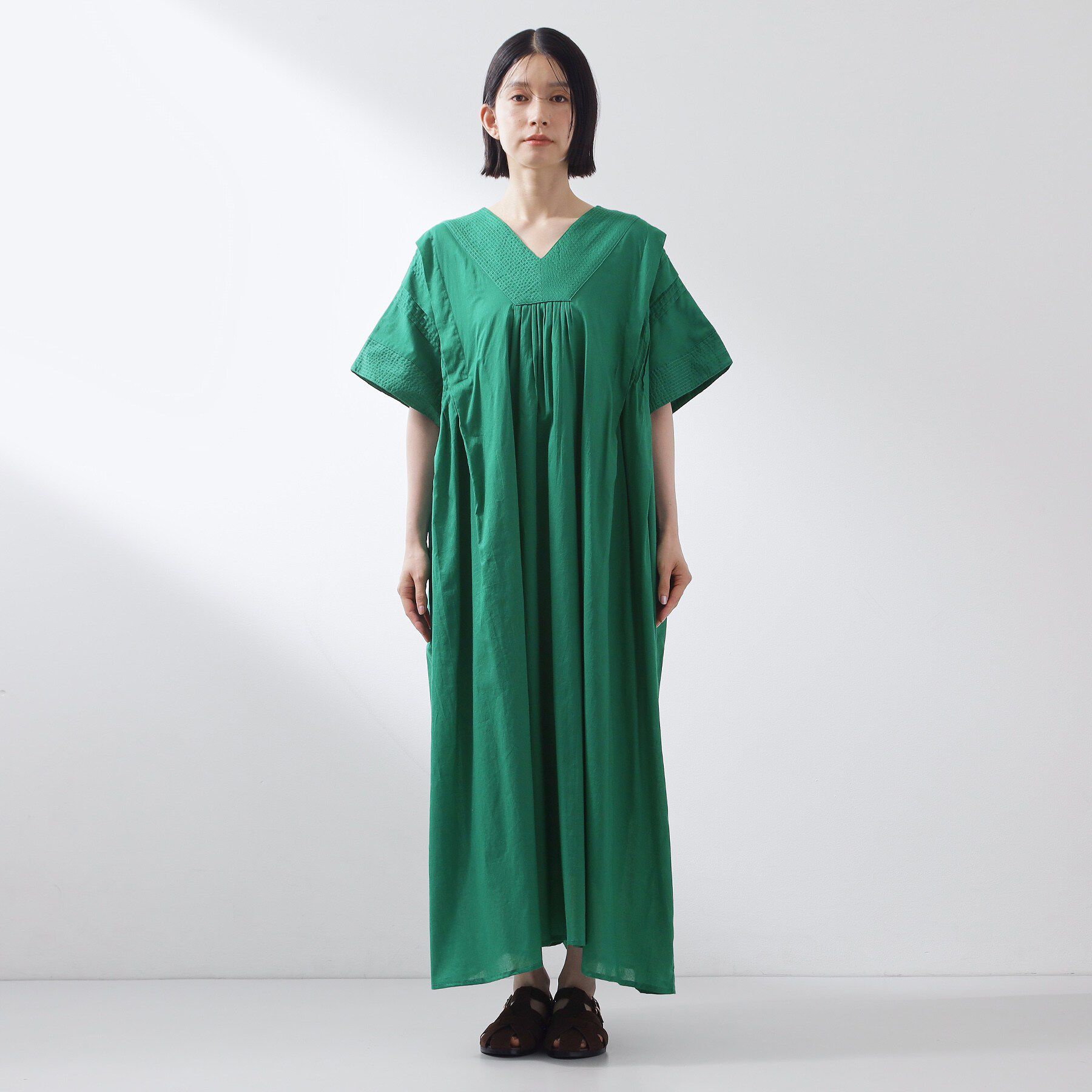 THE SHOP TK「ゆるラク カフタン風ロングワンピース」|ワンピース|
