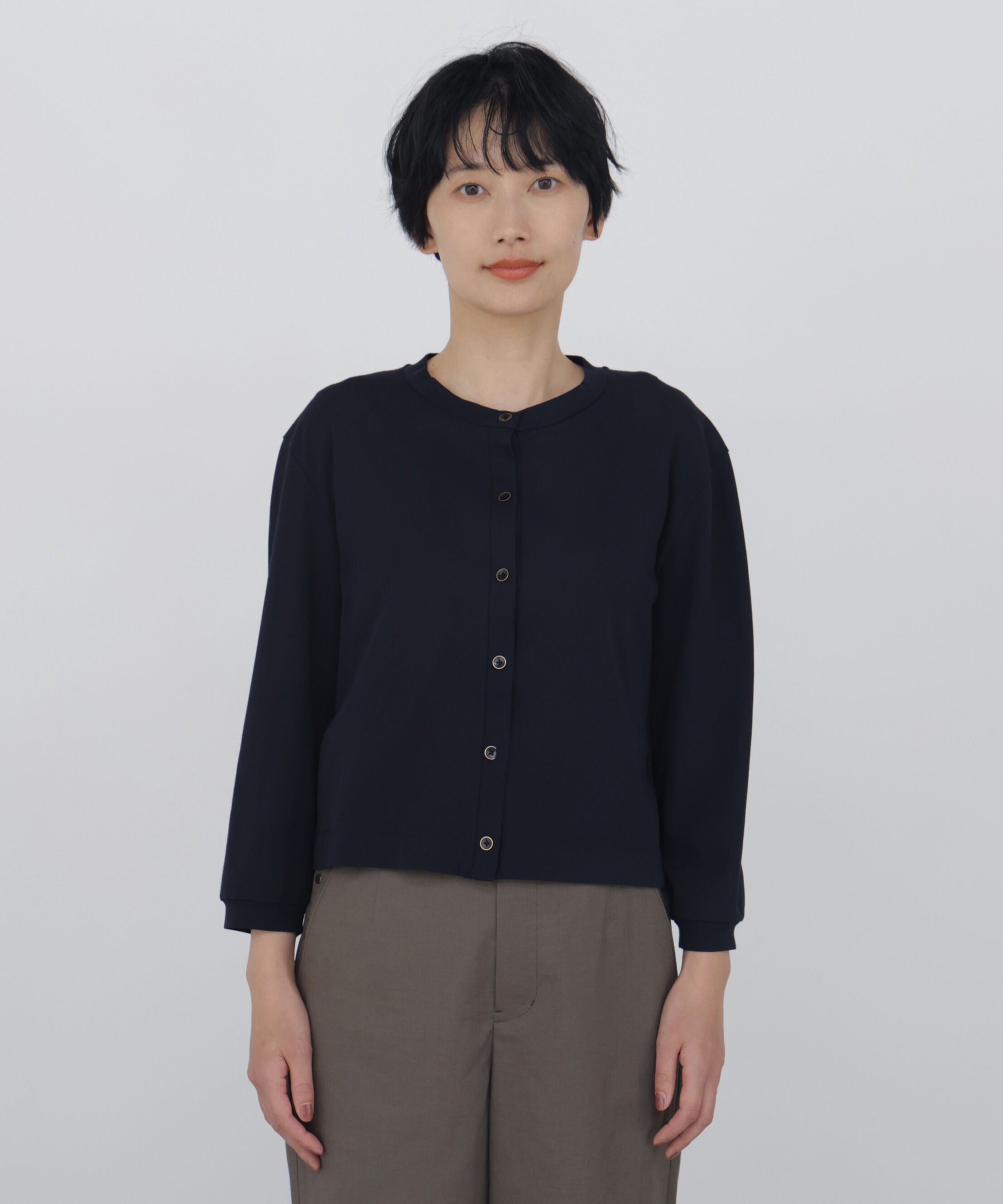  「◆《接触冷感 / 洗える》 フィンリーフライスカットソーカーディガン」|Tシャツ・カットソー|