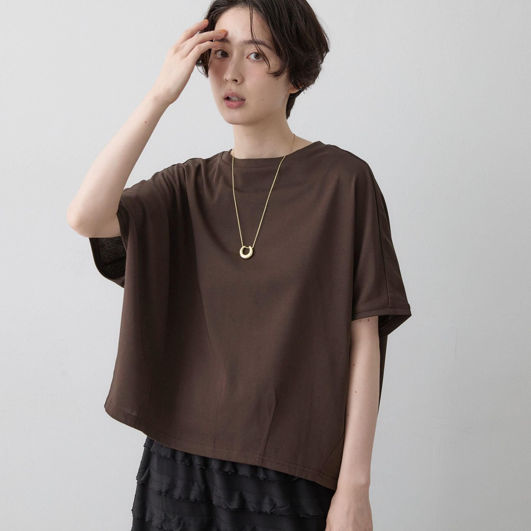 Dessin「【汗シミ防止/UVカット】ドルマンスリーブ プルオーバー」|Tシャツ・カットソー|