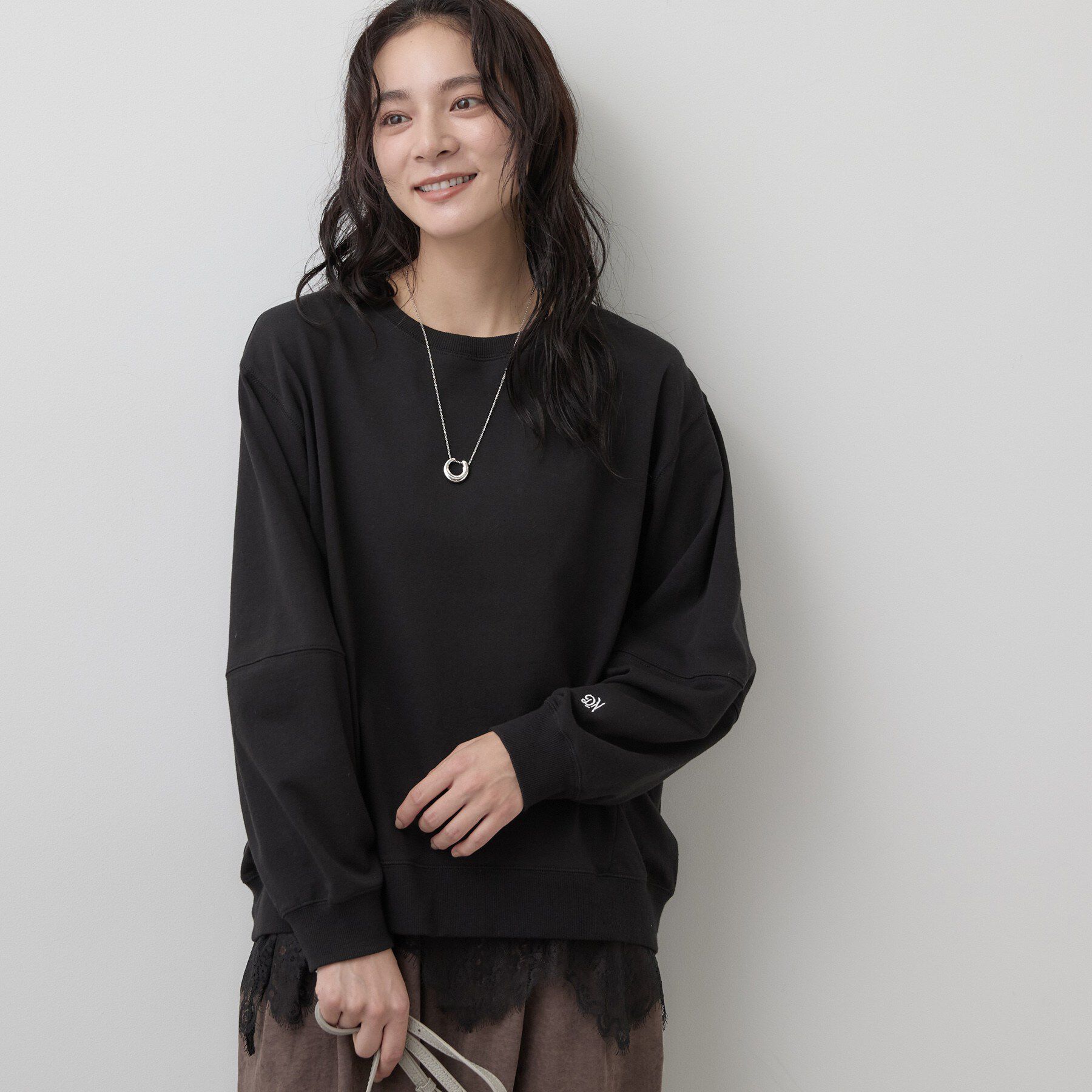 Dessin「フォルムスリーブミニ裏毛プルオーバー」|Tシャツ・カットソー|