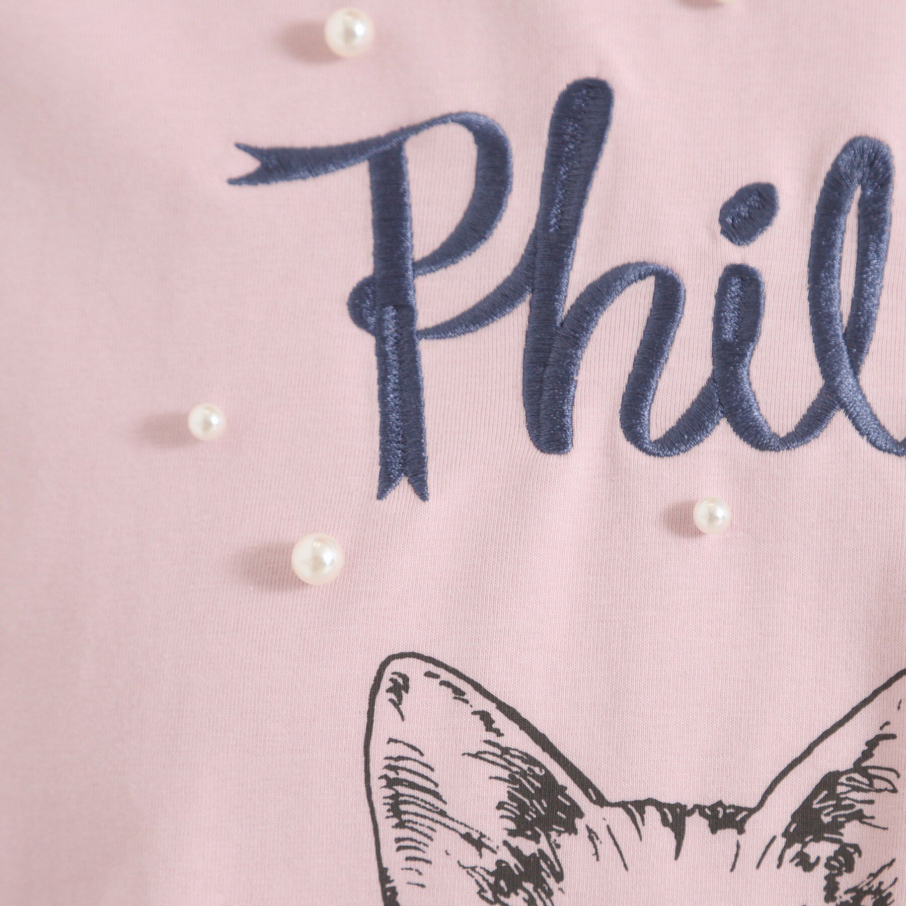 ITS&rsquo;DEMO「<Philly chocolateコラボ>キャットプリントTシャツ」|Tシャツ・カットソー|