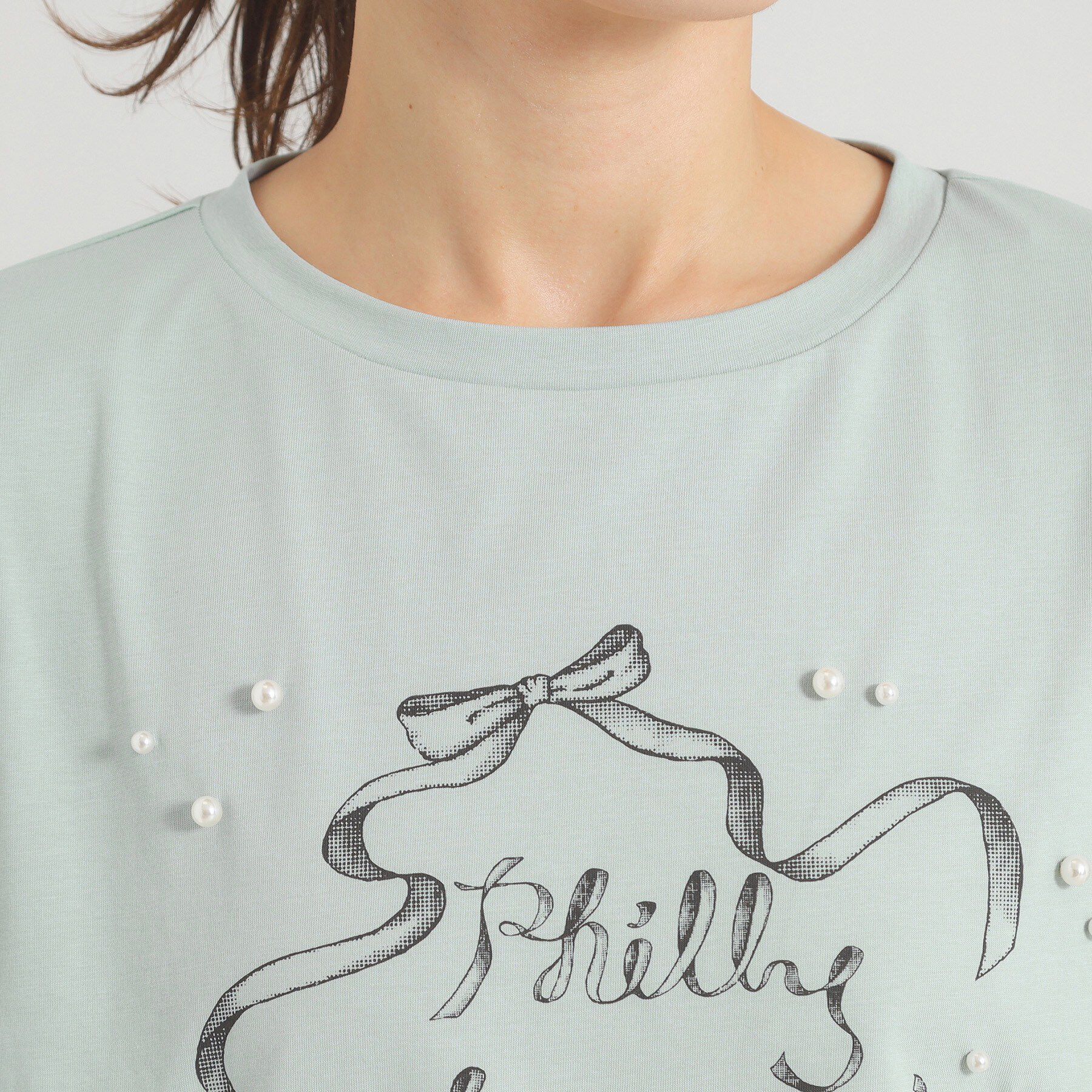 ITS&rsquo;DEMO「<Philly chocolateコラボ>リボンTシャツ」|Tシャツ・カットソー|