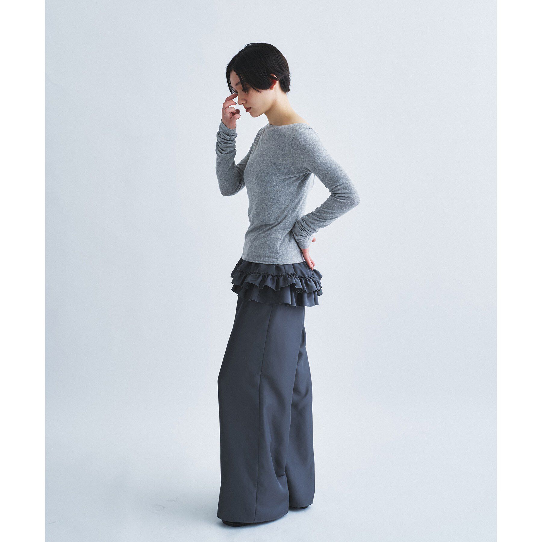 CODE A「frill wide pants」|その他|