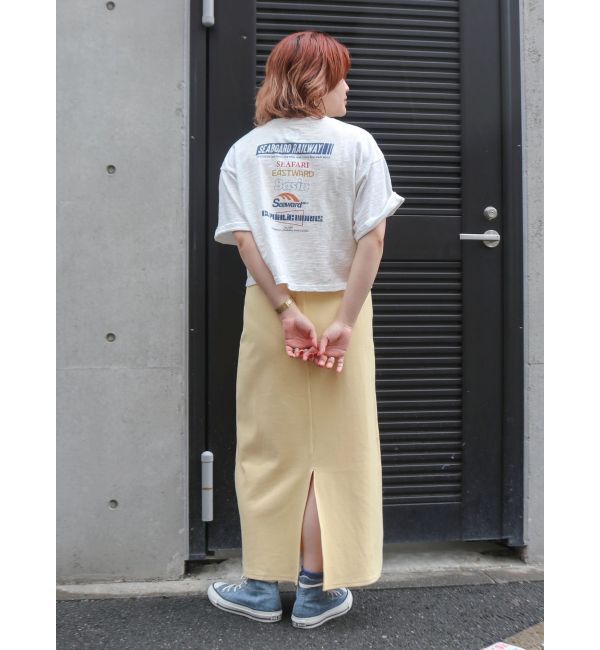Ungrid「エンブロイダリーダメージロゴTee」|Tシャツ・カットソー|