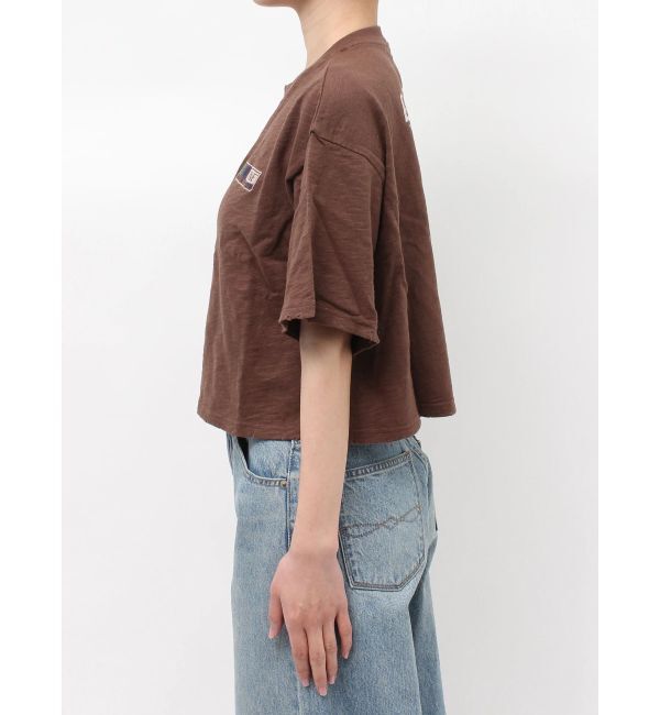 Ungrid「エンブロイダリーダメージロゴTee」|Tシャツ・カットソー|