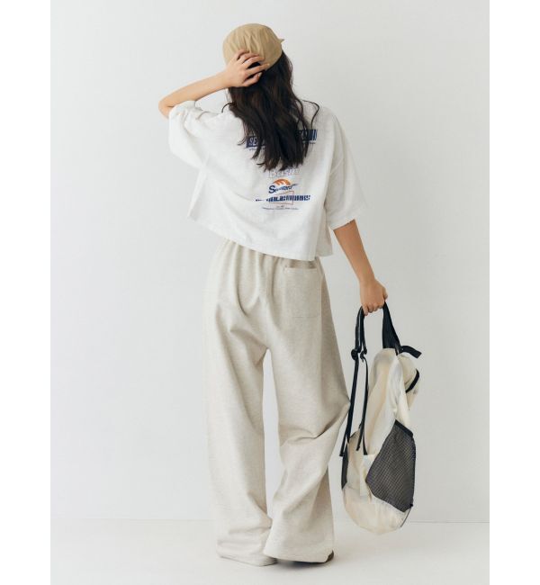 Ungrid「エンブロイダリーダメージロゴTee」|Tシャツ・カットソー|