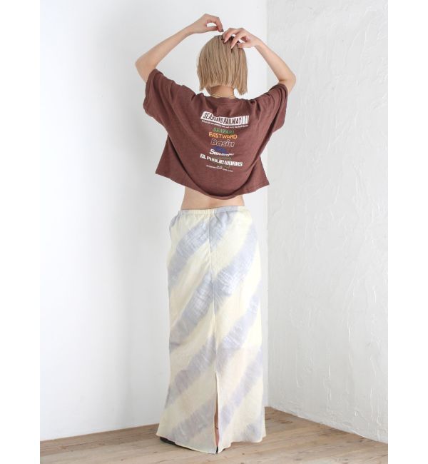 Ungrid「エンブロイダリーダメージロゴTee」|Tシャツ・カットソー|