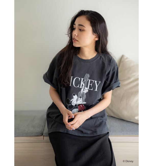 Ungrid「MICKEY / ロックTee」|Tシャツ・カットソー|