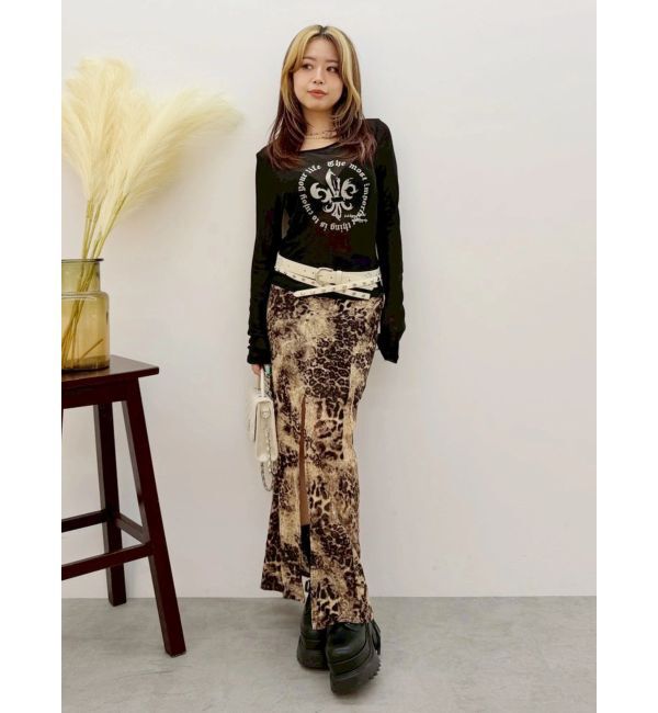 EVRIS「シアーロゴトップス」|Tシャツ・カットソー|