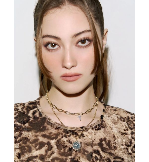 EVRIS「PEARL CROSS MOTIF ネックレス」|ネックレス|