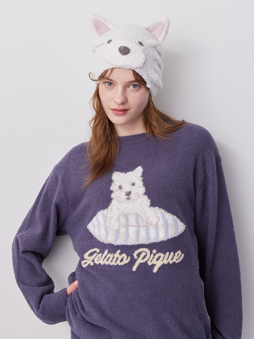 gelato pique Sleep「【Sleep】【UNISEX】ベビモコプレイフルDOG吸水キャップ」|キャップ・キャスケット|OWHT