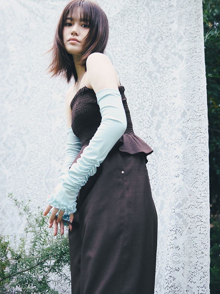 LILY BROWN「【UVカット】ペプラムコンビネゾン」|ワンピース|