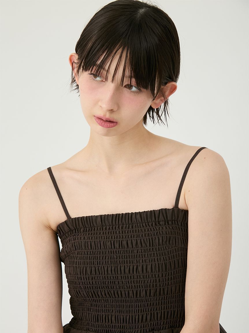 LILY BROWN「【UVカット】ペプラムコンビネゾン」|ワンピース|