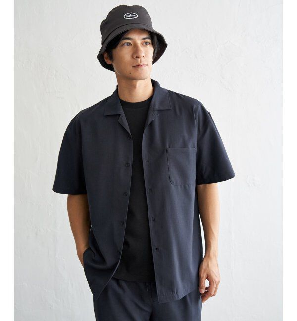 ikka「【MonoMax &times; 小泉孝太郎】Reflax(R)冷感UVオープンカラーシャツ「小泉孝太郎さん着用モデル」」|シャツ・ブラウス|