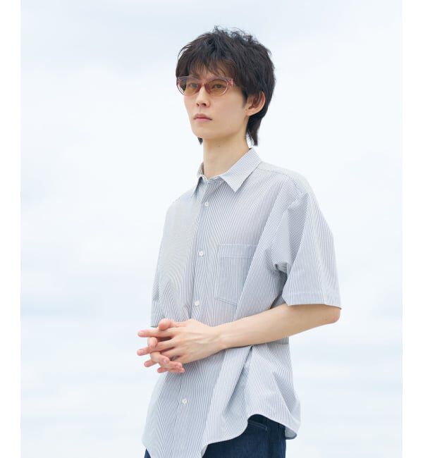  「SUNCUTGlasses/UV100%CUT オーバル型 サングラス [度無し専用] キャッツアイ 太縁 紫外線対策 UVカット」|サングラス|