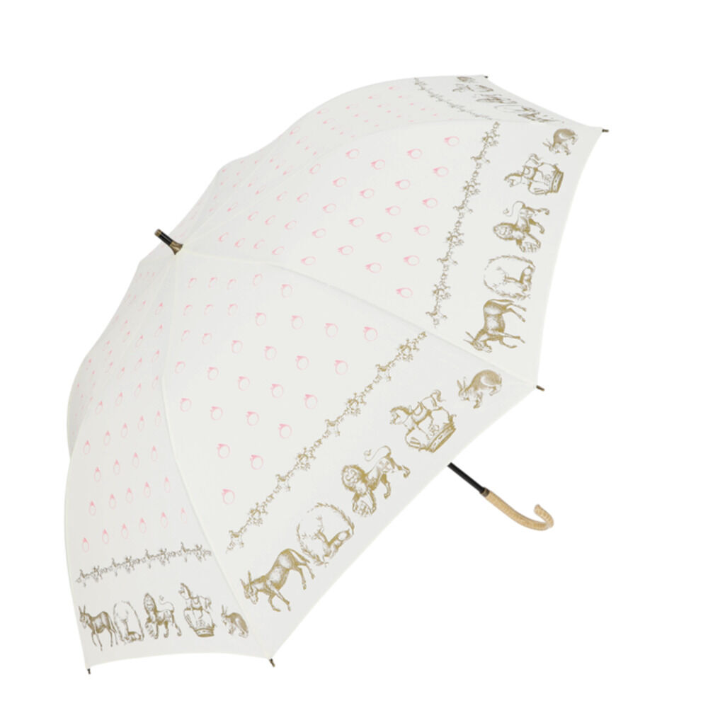 BACKYARD FAMILY「レディース 傘 オシャレ 通販 カサ かさ コンパクト 雨傘 ショートワイド 雨の日 梅雨 こども」|傘|ホワイト2