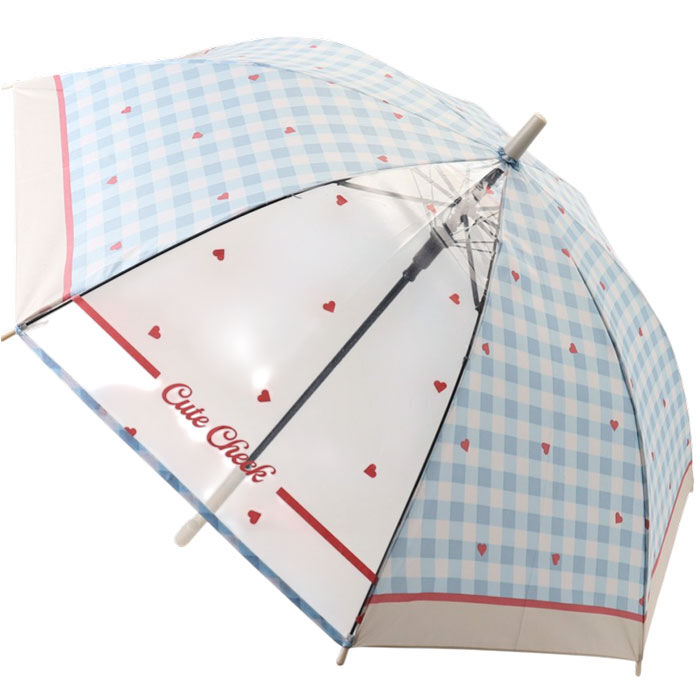 BACKYARD FAMILY「子供 傘 55cm 女の子 通販 ジャンプ傘 キッズ傘 長傘 かさ 雨傘 キッズ 女子 通学 登校」|傘|