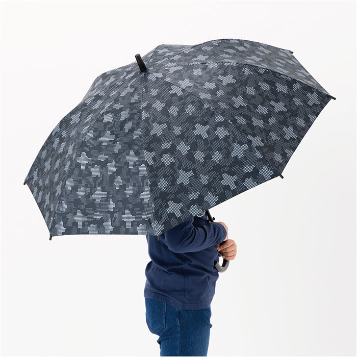 BACKYARD FAMILY「傘 55cm キッズ 男の子 通販 長傘 ジャンプ傘 小学生 晴雨兼用傘 雨傘 日傘 通学 登下校」|傘|
