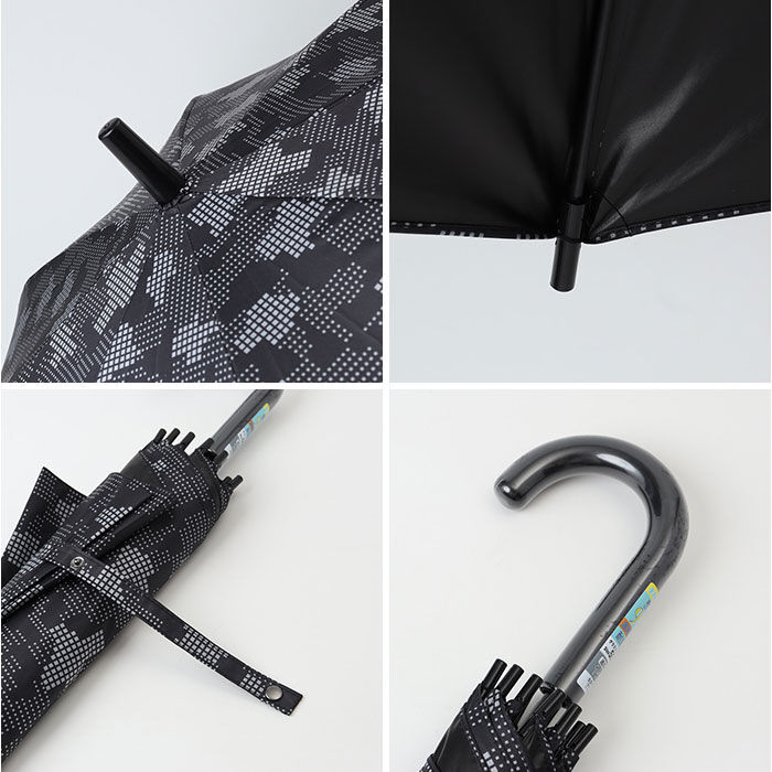 BACKYARD FAMILY「傘 55cm キッズ 男の子 通販 長傘 ジャンプ傘 小学生 晴雨兼用傘 雨傘 日傘 通学 登下校」|傘|