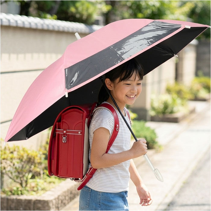 BACKYARD FAMILY「晴雨兼用傘 子供 通販 長傘 晴雨兼用 日傘 雨傘 傘 55cm かさ カサ uvカット」|傘|